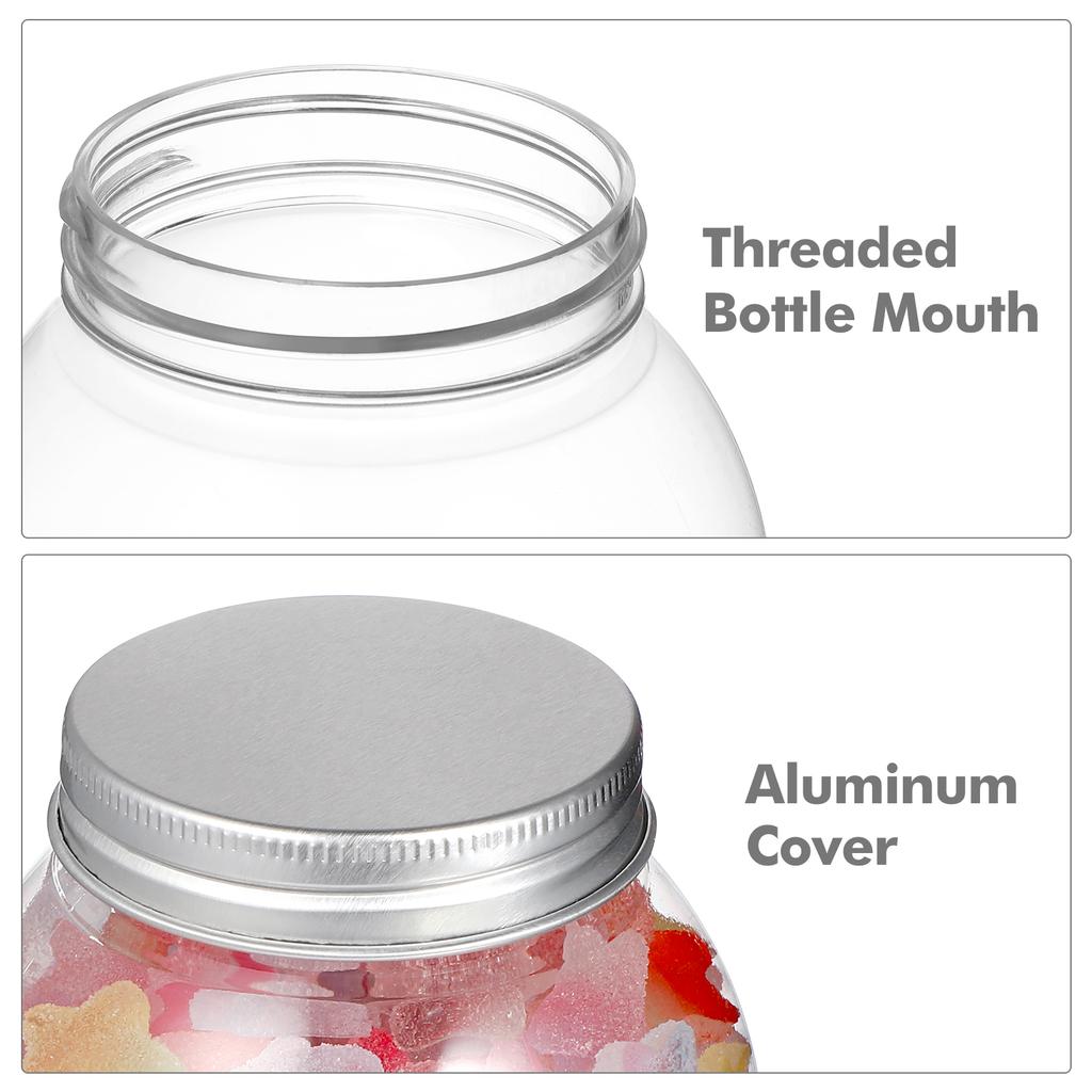 Empty Christmas Snow Globes Transparent Water Balloon 10 Cm Globe With Lid Clear Cookie Container Home Storage Box Empty