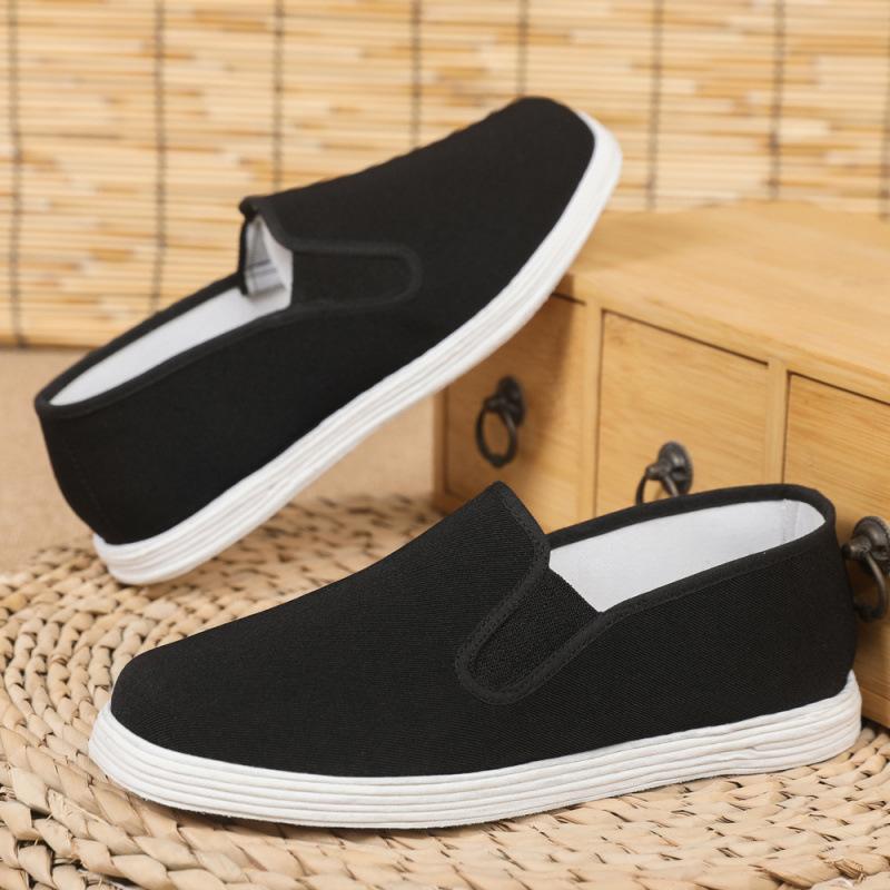 Cloth shoes lasagna cloth shoes pure handmade cloth shoes soft sole driving shoes walking breathable and comfortable men's shoes