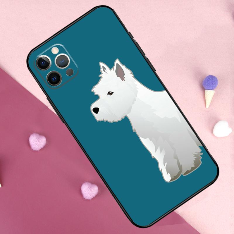 Westie Scottie Scottish Terrier Phone Case For iPhone 13 14 15 16 Pro Max Plus 11 12 Pro Max 7 8 X XS XR 12 13 Mini Cover