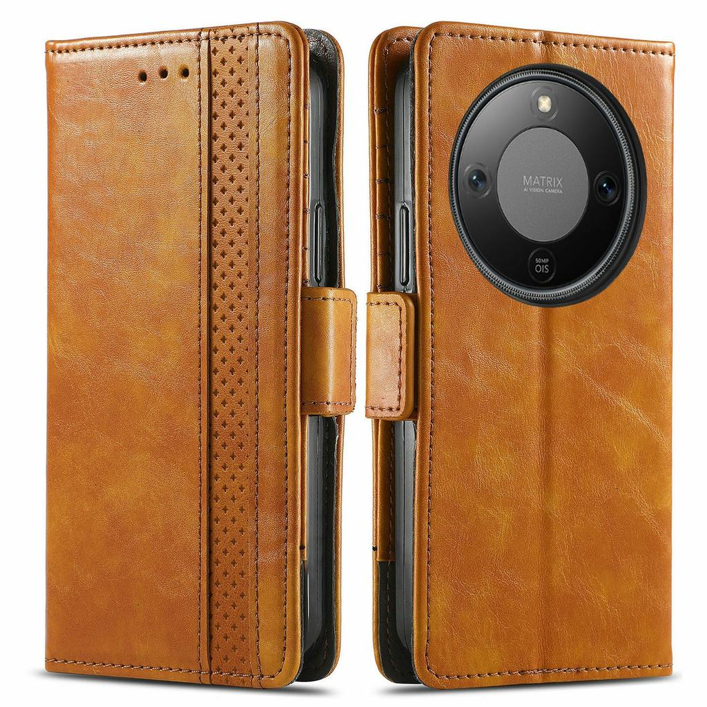 CASENEO For Honor X70 Pro 5G Phone Cases PU Leather Cover Stand with RFID Blocking Wallet