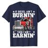 Lustiger LKW-Fahrer Big Rig Sattelschlepper Fahrer Geschenk T-Shirt Baumwolle Lässig Mode Rundhals Fitness T-Shirt Unisex Kleidung