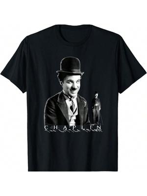 The Little Tramp Chaplin British Silent Film Comic Genius T-Shirt