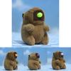 Charming Cartoon Capybara Plush Doll Super Soft Keyring Perfect For Kids And Adults