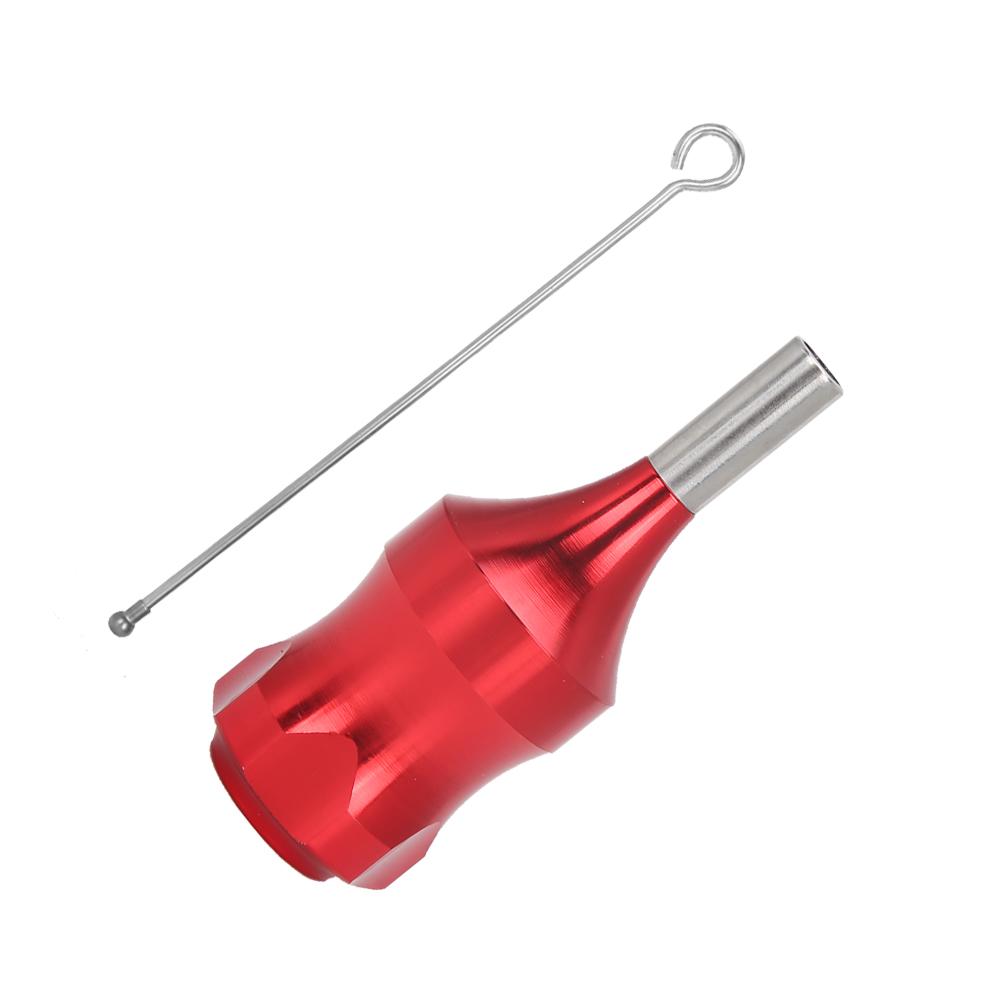 

28mm Tattoo Machine Grip Aluminum Alloy Cartridge Needles Tattoo Grip Tattoo Supplies Red красный