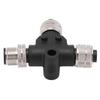 Tee Connector for NMEA 2000 M12 Thread 5 Pin IP67 Waterproof for Lowrance Networks