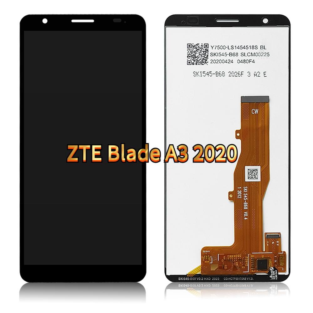 

LCD Screen and Digitizer Full Assembly for ZTE Blade A3 2020 No Frame