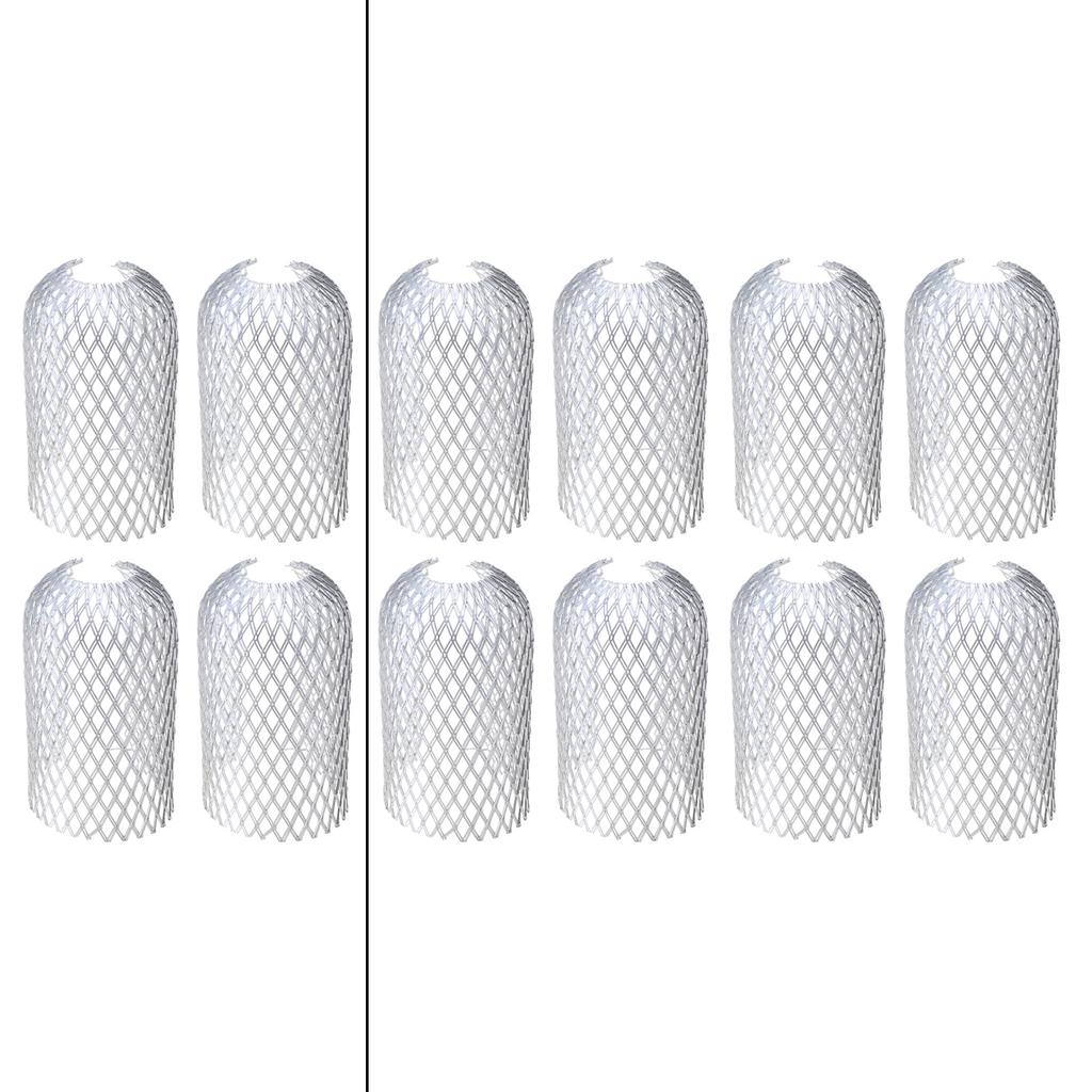 Pack of 4/8 Metal Gutter Strainers Easy To Install Aluminium Filter Grids Keep Your Downpipes Clear & Prevent Clogs
