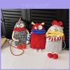 Borsa a tracolla intrecciata Fafunny a bocca larga con tasca per telefono per uso casual quotidiano