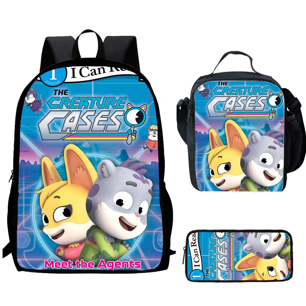 Sac à dos scolaire dessin animé mignon capybara enfant avec sacs à lunch sacs à crayons pour, Sacs scolaires légers pour enfant