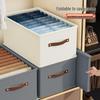 Oxford Cloth Storage Box: Large-Capacity Clothing Organizer Bin with Thickened, Drawer-Type Design