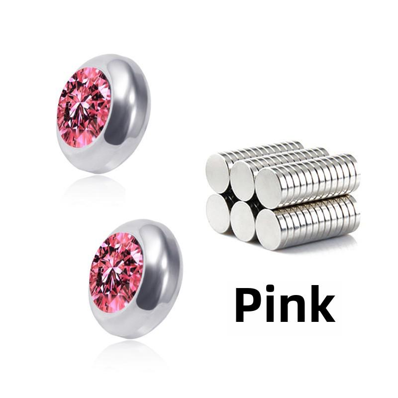 

Гипоаллергенные серьги-клипсы с цветными бриллиантами Bao Shalina для мальчиков и девочек, нержавеющая сталь и титан