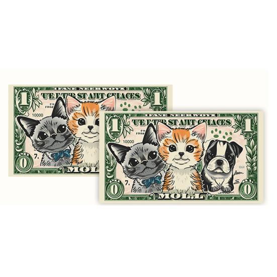 Special Money for Pet Memorial Pet Supplies Simulated Texture Customized for Cute Pets Environmentally Friendly Paper Safe To Burn First Seven