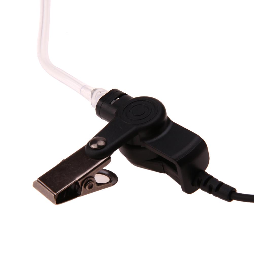 Transparent Coil Acoustic Air Tube Earplug Replacement For Radio Earpiece Headset for Motorcycle Helmet Intercom