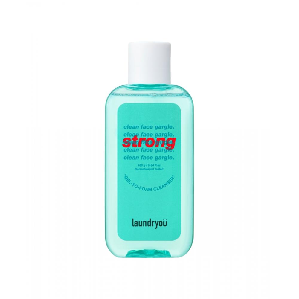 Laundryou Clean Face Gargle Gel To Foam Cleanser Strong