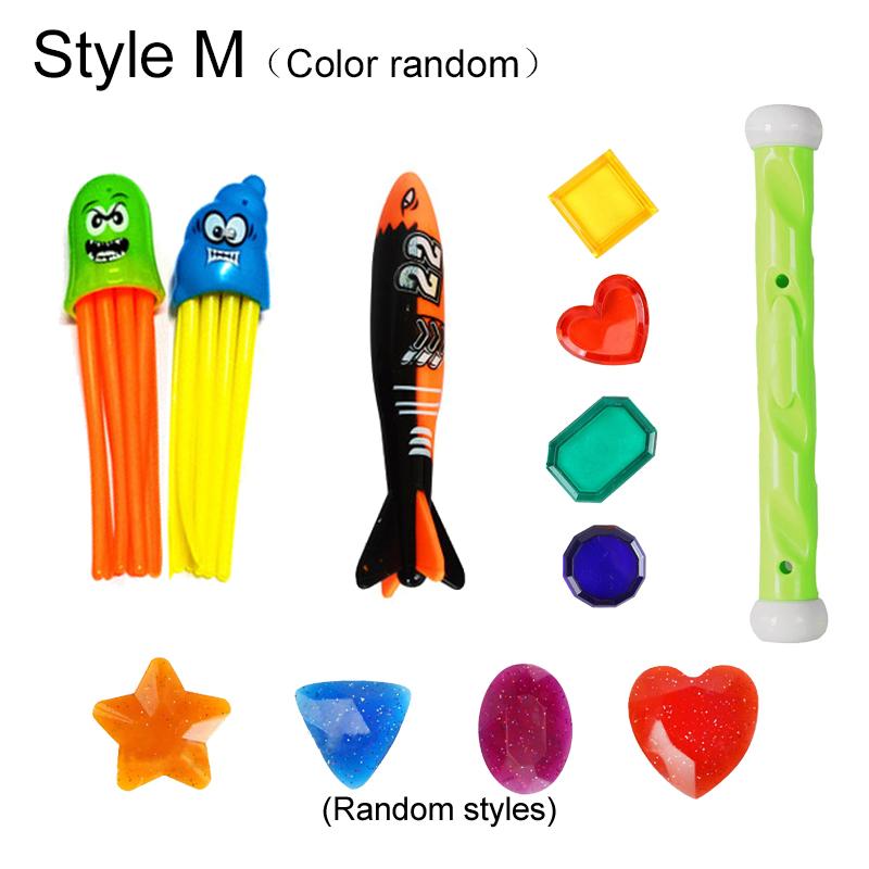 Diving Props Swim Pool Decoration Colored Plastic Summer Water Play Equipment Training Outdoor Leisure Entertainment TMZ