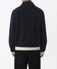 Musinsa Standard Wool Blend Minimal Blouson Jacket [Navy]