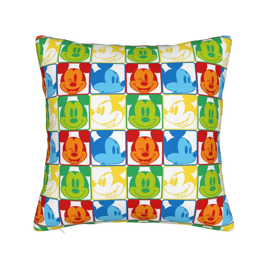 Mickey and Minnie Mouse Holiday Throw Pillow Cover Decorative Pillow Christmas Design , Customized Pillowcover Home Decor