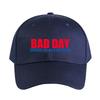 Bad Day to be a Hot Dog Cap Summer Woman Man Baseball Cap Adjustable with Curved Brim Duckbill Cap Protection Sun Hats