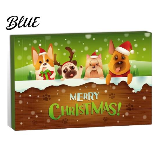 Interactive Pet Toys Toy Advent Calendar 24-Day Christmas Countdown Cat or Dog Set for Pets Safe
