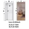 Magnetic Screen Door Mesh Curtain Mosquito Net Bug Hands Free Partition Mute Striped Door Curtain Bedroom Ventilation