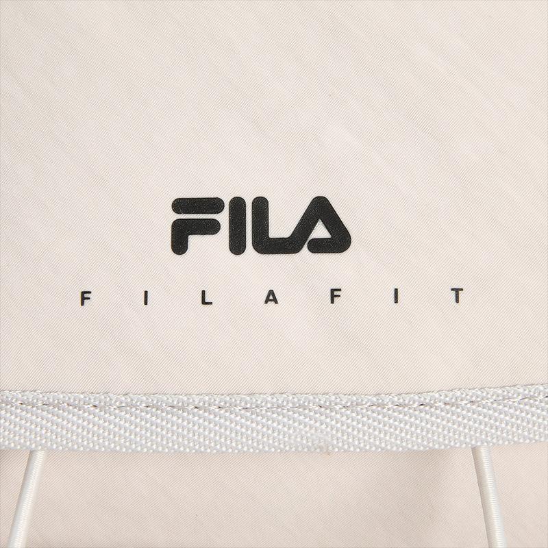 Fila Fitness 17L Minimalist Sports Travel Versatile Drawstring Practical Durable Fabric Backpack Women Backpack Lead-Gray A63W543161FGY