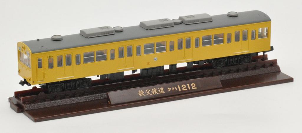 Tomytec GeoColle Railway Collection Iron Collection Chichibu Railway 1000 Series Resurrection canary color set Diorama supplies first order limited