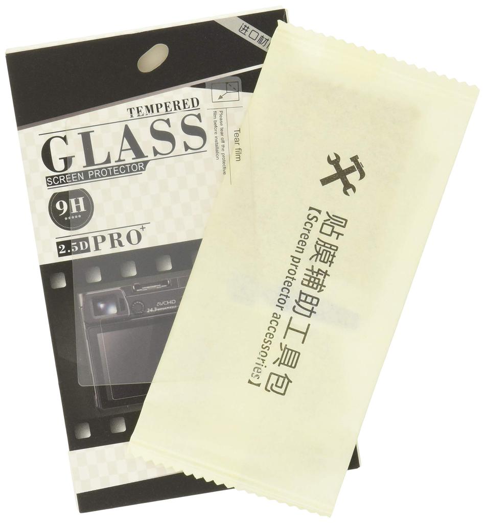WASHODO Tempered Glass Screen Protector for Canon PowerShot SX740 HS Compact Digital Cameras HS/SX730 High-Zoom