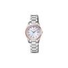 Exceed Series 50 Meters Waterproof Quartz Titanium Strap Women's Watch White Dial ES9374-53A
