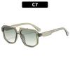 European and American box retro classic double beam pilot sunglasses versatile outdoor sunscreen fashion sunglasses