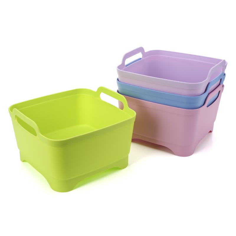 Convenient New Plastic Colander Fruit Vegetable Wash Basket for Home Kitchen Use PP Material Colanders Strainers Product