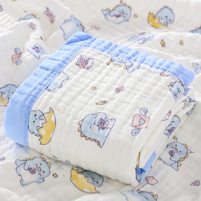 Class A Newborn Bath Towel - Pure Cotton, 6-Layer Gauze, Quick-Dry, Highly Absorbent