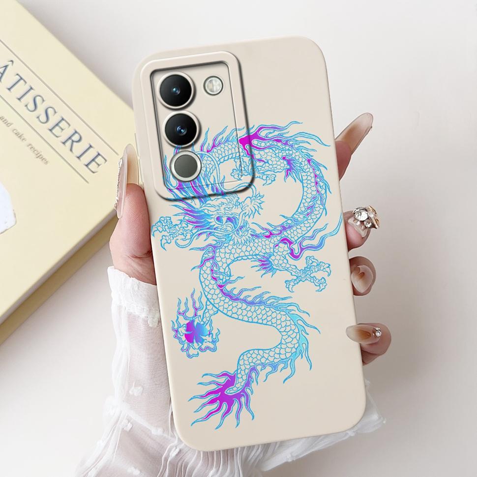 For Vivo Y200 Casing V2307 Stylish Sunflower Cartoon Girls Cover Case For Vivo Y 200 V29E V 29E Y200 5G Soft Fundas Capa 6.67"