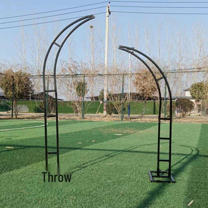 New Outdoor Wedding Arch Flower Stand - Ox Horn Gate Decoration
