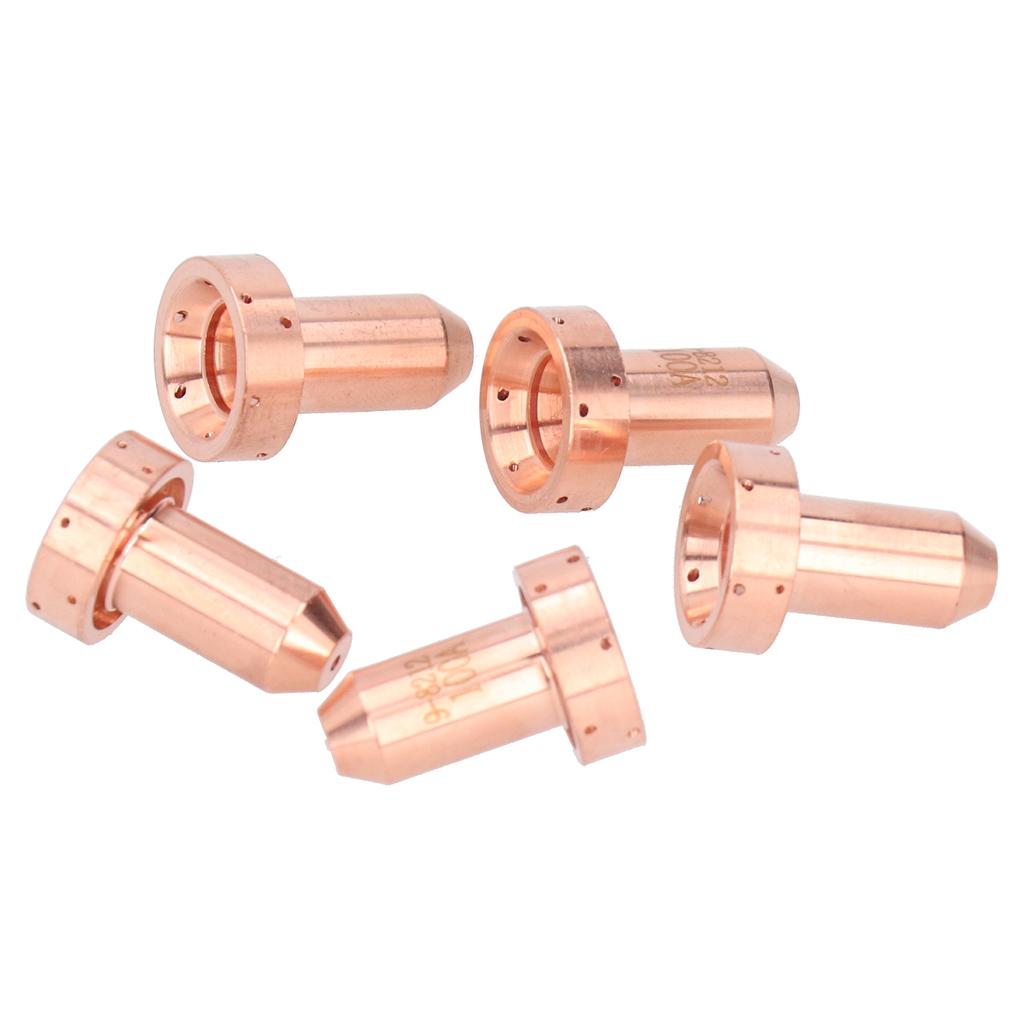 5Pcs Plasma Cutter Nozzle Copper Corrosion Resistant Torch Welding Accessories 9-8212