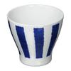 Hasami Ware Indigo Aidama Cup Aizome Tokusa 32539 White