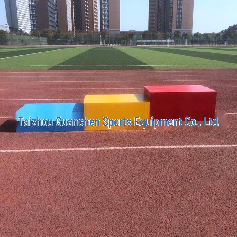 WEZHO Wooden Athletics Award Podium