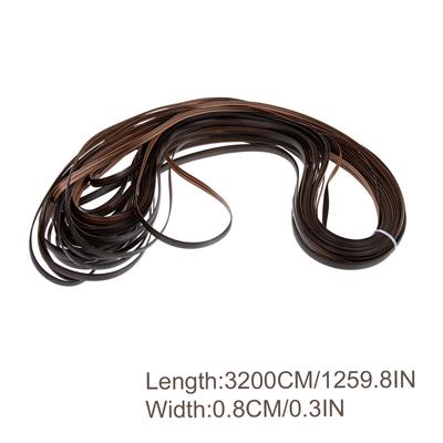 1 Roll Multifunctional DIY Rattan Weaving Strip Reusable Plastic Wicker Material for Furniture Basket Repair Kit