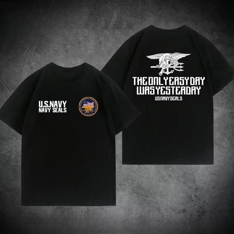 2026 Summer American Navy Seals Themed Tshirt for Military Enthusiasts Style Highquality Unisexs Clothing Women T Shirt