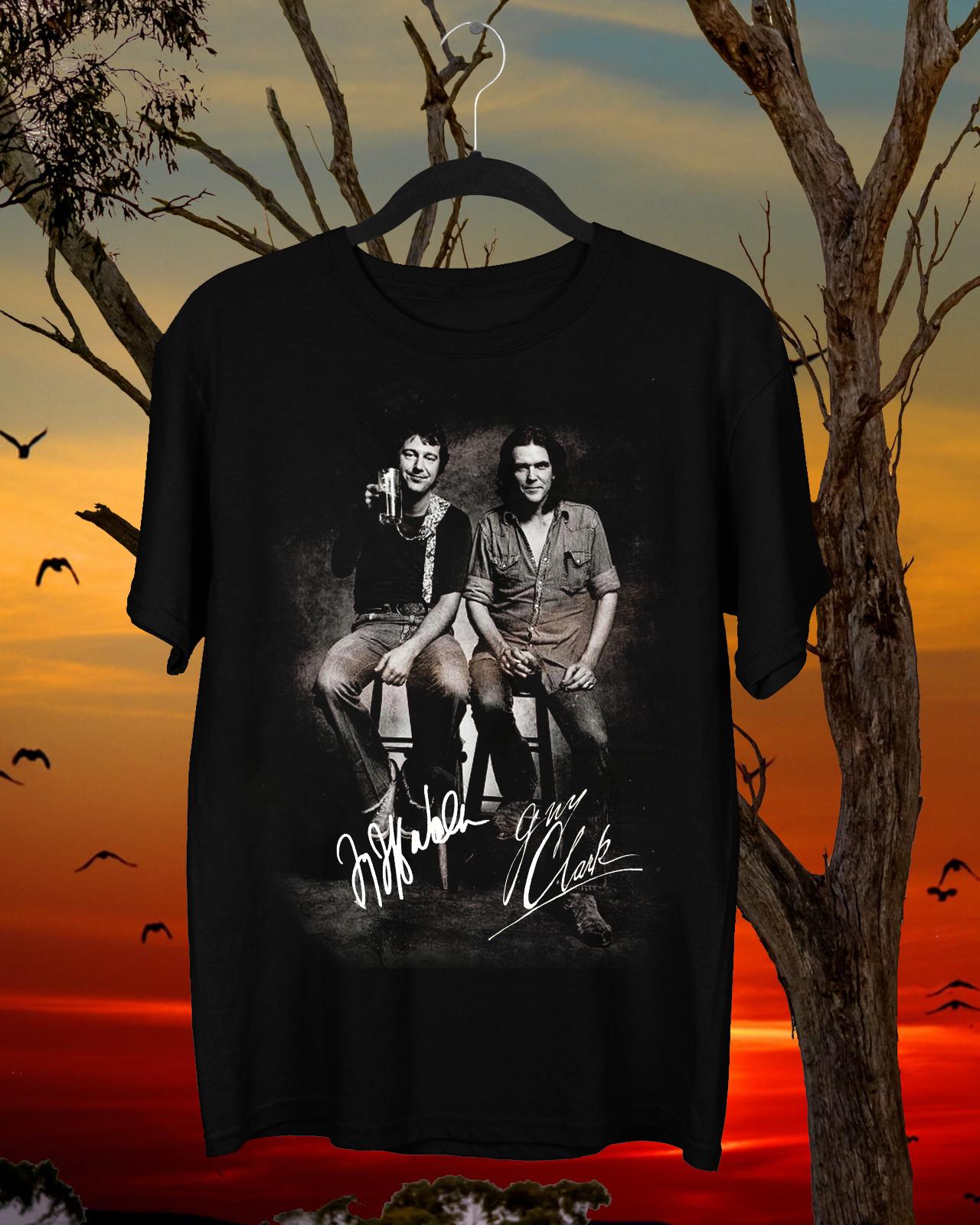 Rare Guy Clark and Jerry Jeff Walker Gift For Fan All Size T-shirt XXL