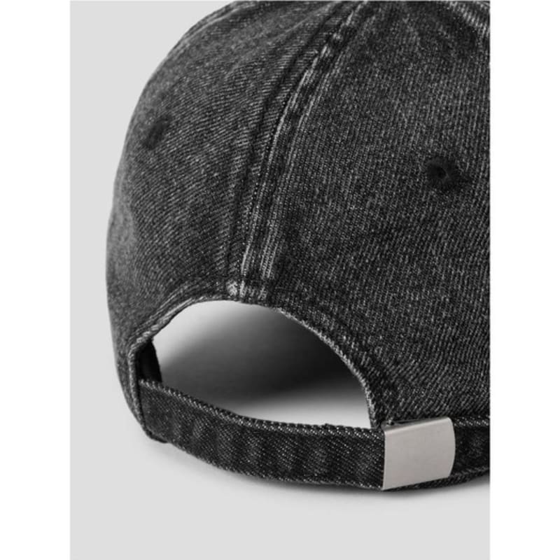8SECONDS Denim Volume Embroidered Ball Cap Black (29578BWY85)