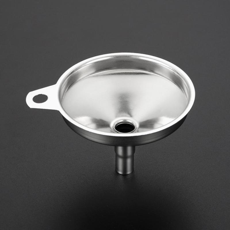 1pc Funnel Stainless Steel Filling Hip Flask Beer Liquid Oil Tools Small Mouth