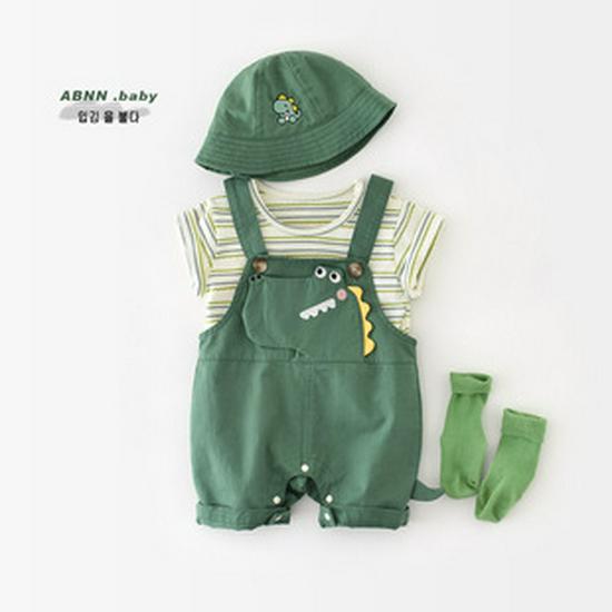 Korean Style High Waist Color Striped Spring Pants for Infants and Toddlers