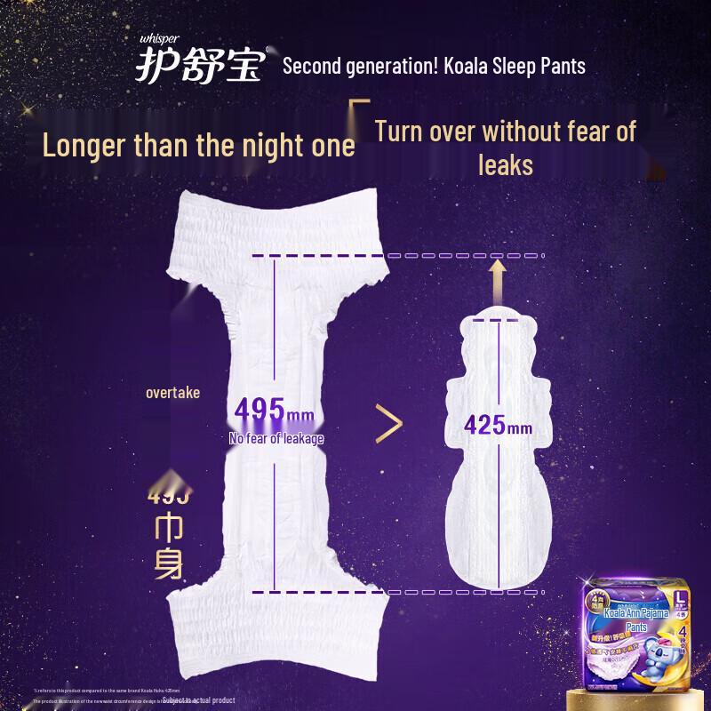 Whisper Koala Overnight Sanitary Pants