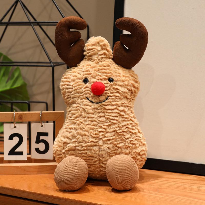 

Christmas Snowman & Reindeer Plush Toy Decorative Arrangement - Perfect Children s Gift See Description for Details