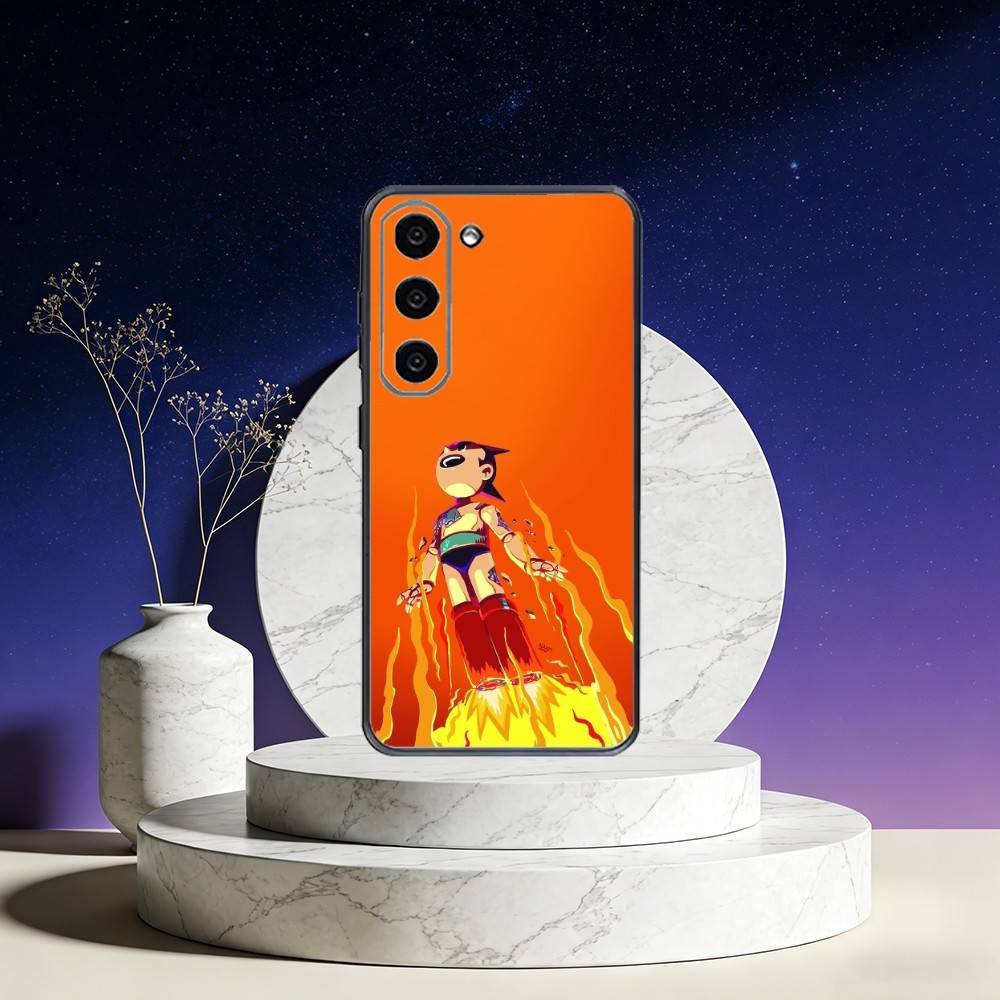 Astro B-Boy Anime Phone Case For Samsung Galaxy A73,A72,A71,A70,A53,A52,A51,Others Soft Black Cover