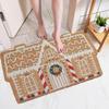 Christmas Decorative Outdoor Floor Mat For Front Door Holiday Door Mat Christmas Non-Slip Winter Mat Holiday Decorations Doormat
