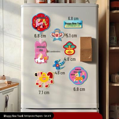 Junshi Magnetic New Year Refrigerator Magnets