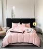 Simple light luxury Class A maternal and infant grade 4pcs set embroidered quilt cover bed sheet sleeping naked bedding 3pcs set