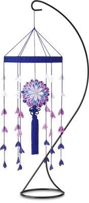Takagi Textile Panami Kyoto Chirimen Tsumami Zaiku Large Flower Japanese Ornament LH-119 LH-120 LH-121 LH-120 (Purple) Chirimen