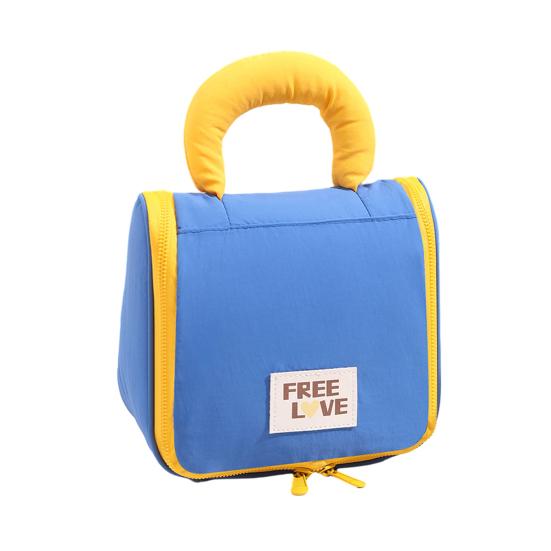 

Женская водонепроницаемая косметичка для хранения туалетных принадлежностей, большая вместимость, органайзер для косметики, портативная дорожная сумка синий